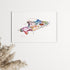 Biology Art Amoeba Watercolor Print Science Decor