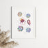 Microbiology Science Art Bacteria Watercolor Print laboratory Decor