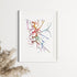 Cervical Plexus Wall Art – Colorful Anatomy Print