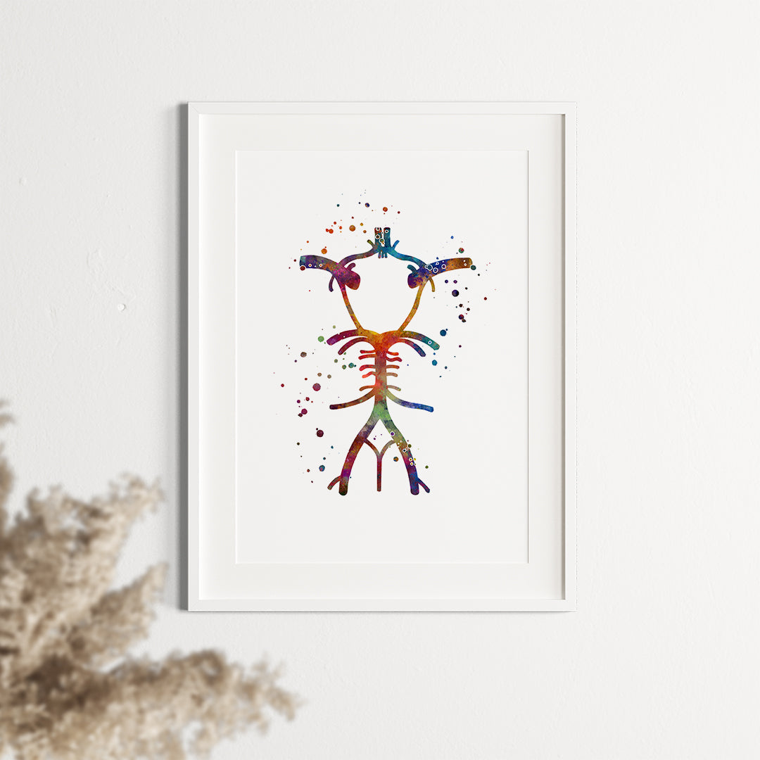 Circle of Willis Art Print - Neurologist Office Decor