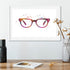 Eyeglasses Watercolor Print Optician Office Decor