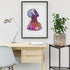 Head and Neck - Anatomy Art Watercolor Print