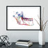 Discover the intricate beauty of the human Lower Jaw and Teeth with this detailed Anatomical Art Print. Perfect for medical professionals, students, or anatomy teachers, this artwork brings a touch of scientific elegance to any space. Ideal for clinic decor, it makes a thoughtful gift for dentists or oral and maxillofacial surgeons.