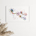 Nerve Impulse Watercolor Print - Stunning neuron connections artwork, ideal for medical professionals or students in neuroscience.