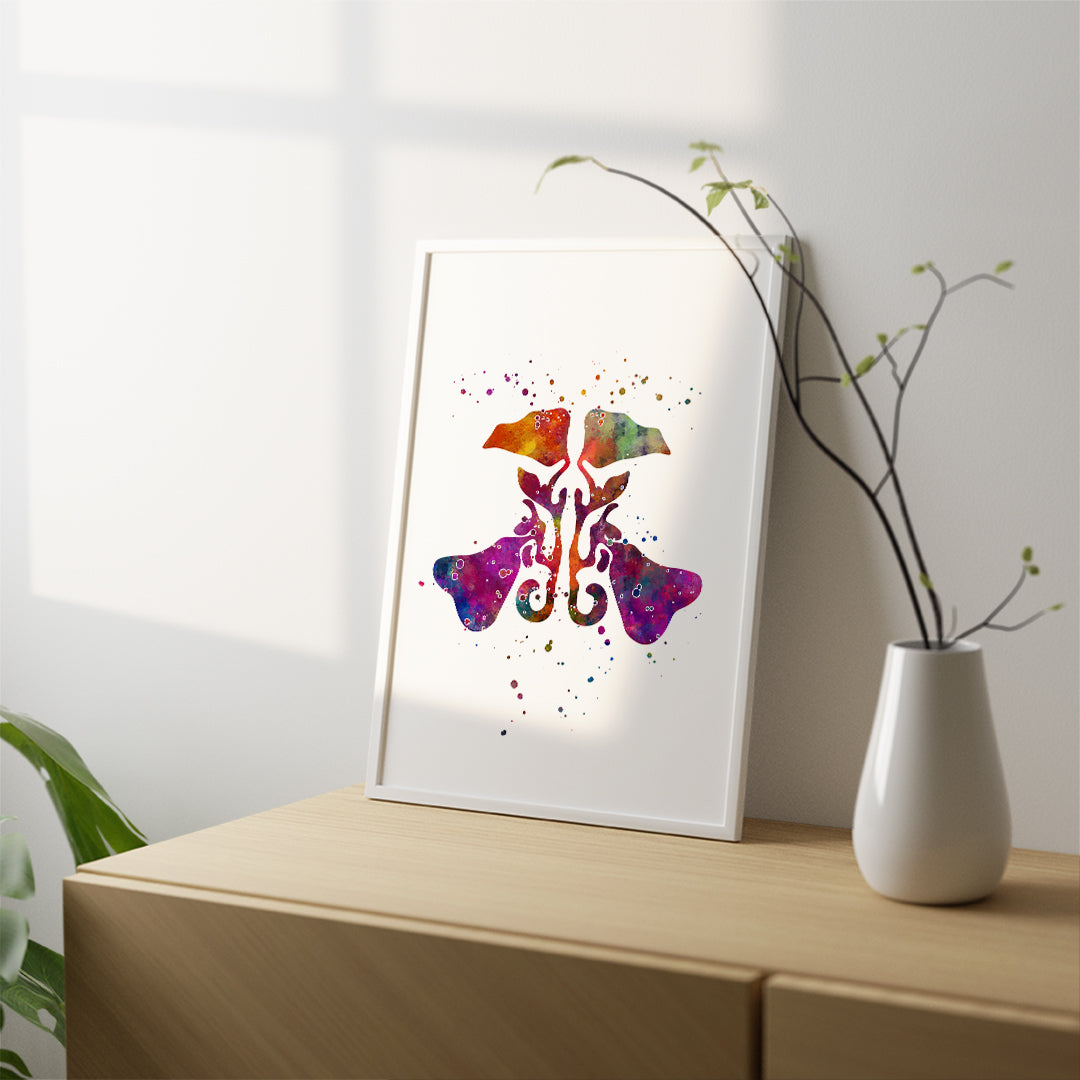 Sinuses Rhinosinusitis Print Anatomy Art Watercolor Artwork