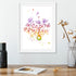 Detailed Purkinje Neuron Watercolor Artwork, an elegant addition to any neurology or neuroscience decor.