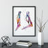 Biceps Arm Muscle Anatomy Art Watercolor Print