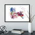 Ear Anatomy Print - Colorful Watercolor Artwork