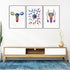 Fertilization Male and Female Reproductive System Set of 3 Prints