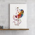 Gastric Bypass Surgery Watercolor Art Print