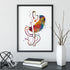 Gastric Bypass Surgery Watercolor Art Print