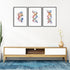 Set of 3 DNA watercolor prints illustrating A, B, and Z forms, perfect for science-themed decor