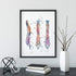 Human Spine Anatomical Watercolor Art Print