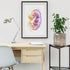 Kidney Art Poster for Urology & Nephrology Clinic Decor