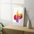 Urology-themed kidneys watercolor art print, perfect for clinic decor, medical gifts, or health-related spaces.