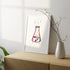Chemistry Wall Art - Erlenmeyer Flask Print