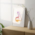 Human Nose Anatomy Art Watercolor Print