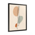 Spine anatomy line art in a black frame, shown at an angle against a white background.
