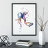 Ossicles Human Ear Anatomy Watercolor Art Print