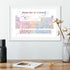 Chemistry Art - Periodic Table Watercolor Print