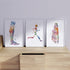 Podiatry Art Set of 3 Watercolor Prints