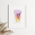 Tooth Watercolor Print - Dentist Office Wall Art