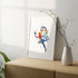 Tooth Fairy watercolor print for creating a child-friendly dentist office atmosphere