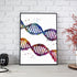 DNA Art Science Abstract Painting Poster - PrintsFinds