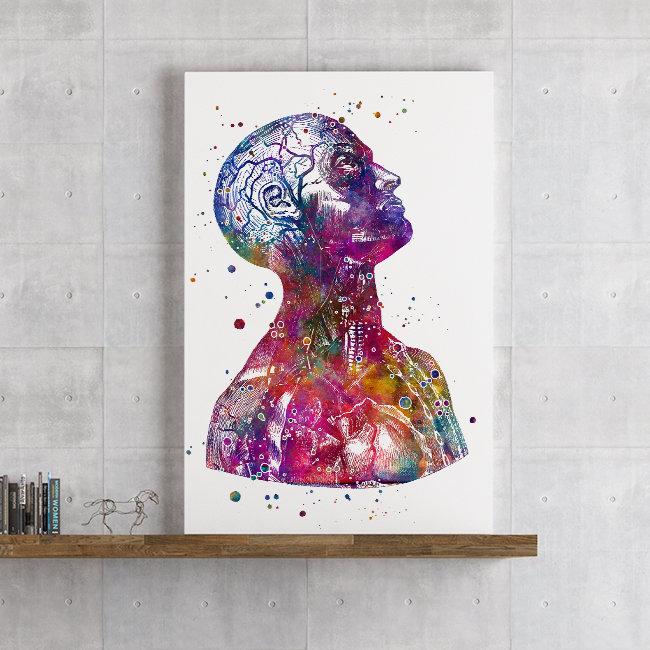 Human Anatomy Art Head and Neck - PrintsFinds