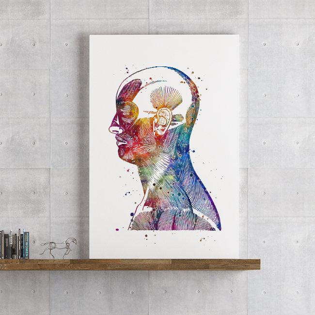 Human head and neck - PrintsFinds