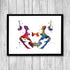 Rorschach art Print Inkblot Test - PrintsFinds