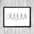 Running Phases, Physical therapy art - PrintsFinds